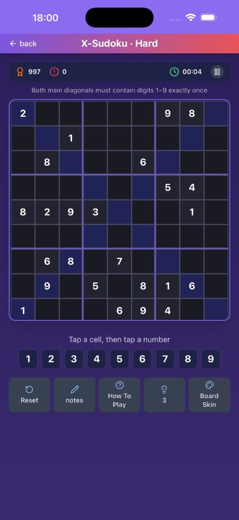 Jigsaw Sudoku