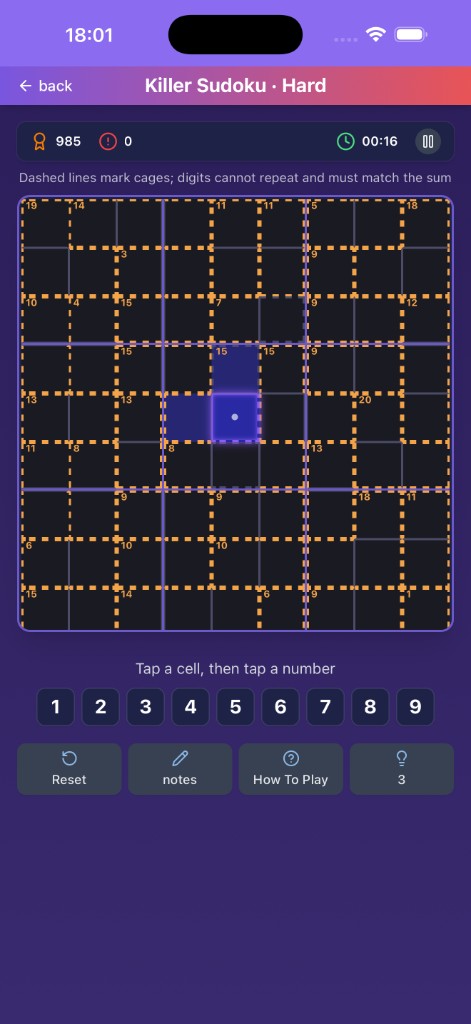 Killer Sudoku